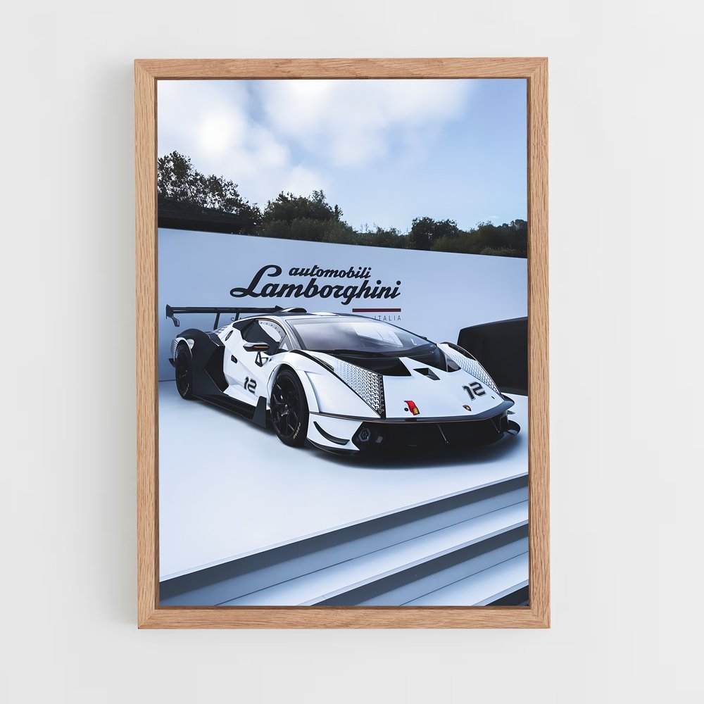 Poster Épure Automobile – affiche Lamborghini (vue 4)